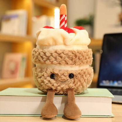 Plushie Birthday Cupcake, Five Colors, 10" | 26 cm plush toy – – Brown – Image 20 | Plushie Produce