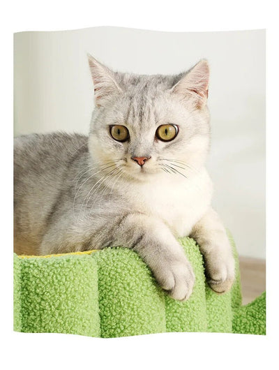 Plushie Cactus Oasis Cat Bed with Sisal Hemp and Velvet, 12.7" | 32.5 cm plush toy – – – Image 6 | Plushie Produce