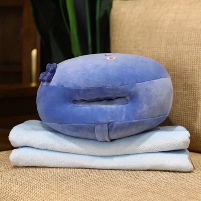 Plushie Cartoon Fruit with Optional Blanket, 15" | 38 cm plush toy – – – Image 3 | Plushie Produce