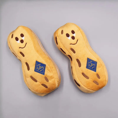 Plushie Cartoon Peanut Pencil Case, 8" | 21 cm plush toy – – – Image 3 | Plushie Produce