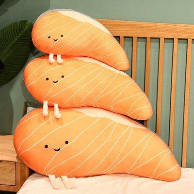 Plushie Cartoon Salmon Fillet, 1.6-2.6' | 50-80 cm plush toy – – – Image 2 | Plushie Produce