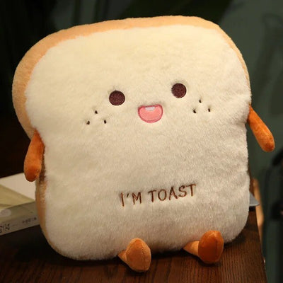 Plushie Cartoon Slice of Toast, 20" | 50 cm plush toy – – Baby – Image 3 | Plushie Produce