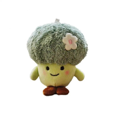 Plushie Cartoon Vegetable Keychain, 5 Vegetables plush toy – – brocoli – Image 4 | Plushie Produce