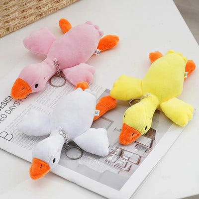 Plushie Duck Keychain: Three Colors, 6" | 15 cm plush toy – – – Image 2 | Plushie Produce