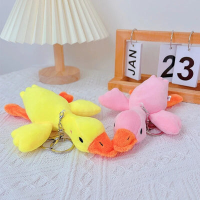 Plushie Duck Keychain: Three Colors, 6" | 15 cm plush toy – – – Image 6 | Plushie Produce