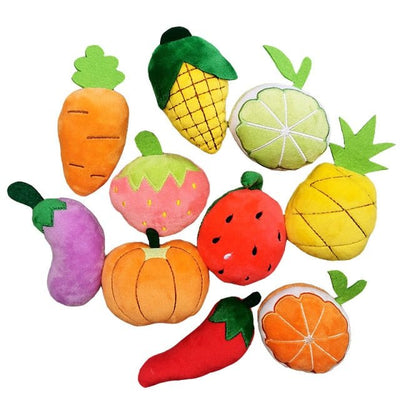 Plushie Fruit and Vegetable Refrigerator Magnet, 10 Foods, 2-3" | 5-8 cm plush toy – – – Image 5 | Plushie Produce