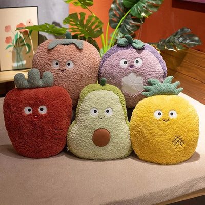 Plushie Fuzzy Fruit w/Optional Handwarmer, 5 Fruits, 14-18" | 36-45 cm plush toy – – – Image 10 | Plushie Produce