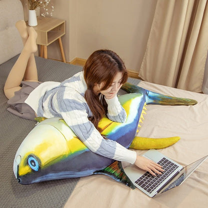 Plushie Giant Realistic Yellowfin Tuna, 2-4.9' | 60-150 cm plush toy – – – Image 2 | Plushie Produce