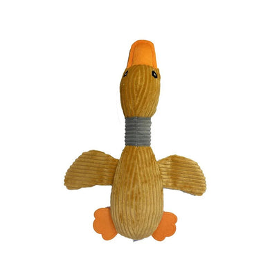 Plushie Goose Squeaky Dog Chew Toy, Four Colors, 12" | 30 cm plush toy – – Auburn – Image 5 | Plushie Produce