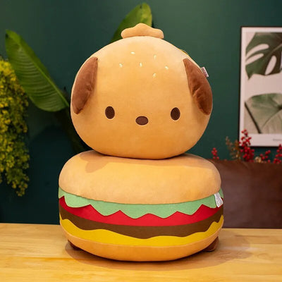 Plushie Hamburger Dog, 13-16" | 33-40 cm plush toy – – – Image 1 | Plushie Produce
