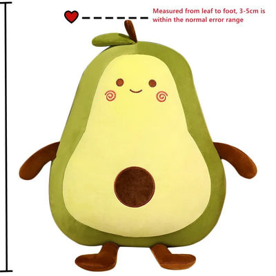 Plushie Jumbo Cartoon Avocado, 18-39" | 45-100 cm plush toy – – – Image 2 | Plushie Produce