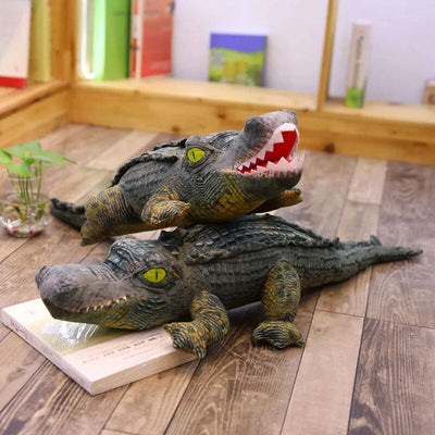 Plushie Jumbo Lifelike Crocodile, Two Styles, 2-5.2' | 60-160 cm plush toy – – – Image 5 | Plushie Produce