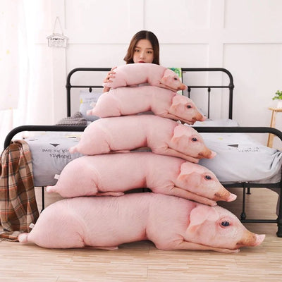 Plushie Jumbo Lifelike Pig, 1.6-3.9 ft | 50-120 cm plush toy – – – Image 3 | Plushie Produce