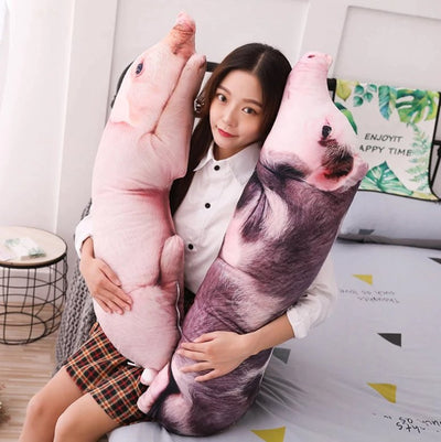 Plushie Jumbo Lifelike Pig, 1.6-3.9 ft | 50-120 cm plush toy – – – Image 4 | Plushie Produce