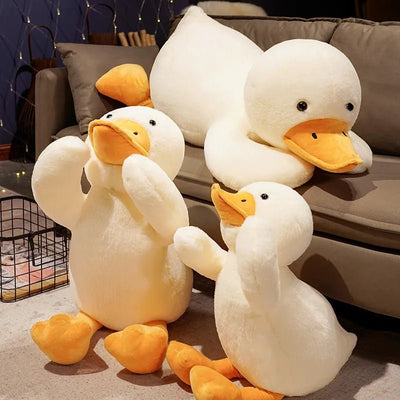 Plushie Jumbo White Duck, 2-3.3' | 60-100 cm plush toy – – – Image 6 | Plushie Produce
