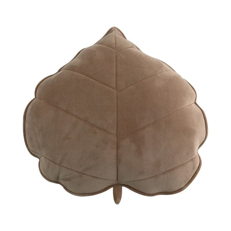 Plushie Large Realistic Leaf Throw Pillow, 11 Colors, 5-20" | 13-50 cm plush toy – – light brown – Image 12 | Plushie Produce