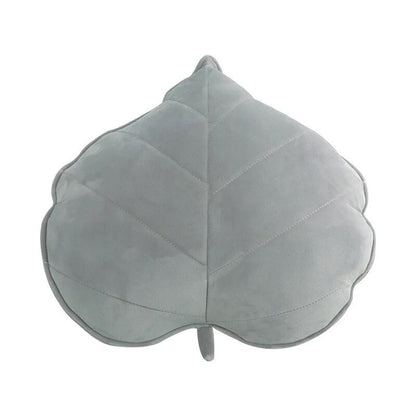 Plushie Large Realistic Leaf Throw Pillow, 11 Colors, 5-20" | 13-50 cm plush toy – – light grey – Image 4 | Plushie Produce