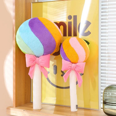 Plushie Lollipops with Bow, Four Colors, 17-23" | 43-58 cm plush toy – – – Image 6 | Plushie Produce