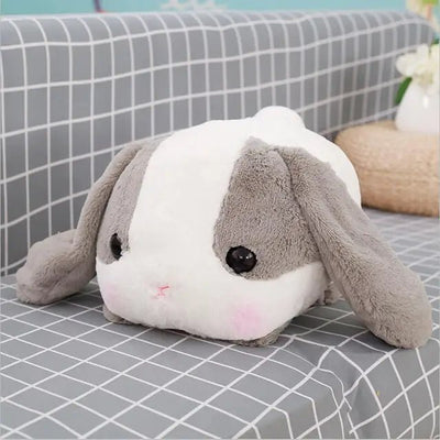 Plushie Long-eared Rabbit, 16" | 40 cm plush toy – – gray – Image 2 | Plushie Produce
