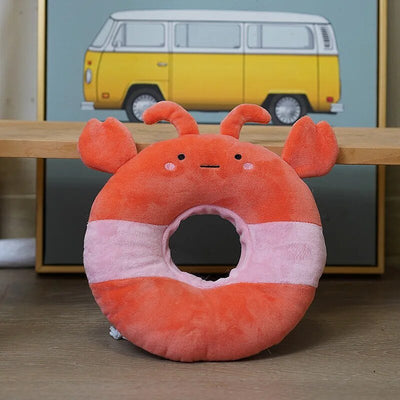 Plushie Pet Recovery Collar Plushie, Four Styles, for Pets to 13 lbs. (6 kg) plush toy – – Crab – Image 7 | Plushie Produce