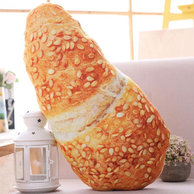 Plushie Realistic Bread Throw Pillow: 14 Varieties, 12-20" | 31-50 cm plush toy – – Sesame Crisp – Image 18 | Plushie Produce