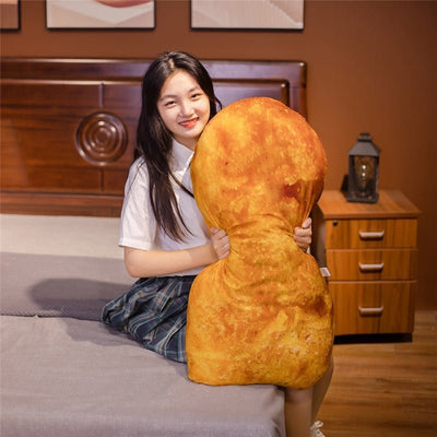 Plushie Realistic Chicken Nugget, 2.1-3' | 65-90 cm plush toy – – – Image 2 | Plushie Produce