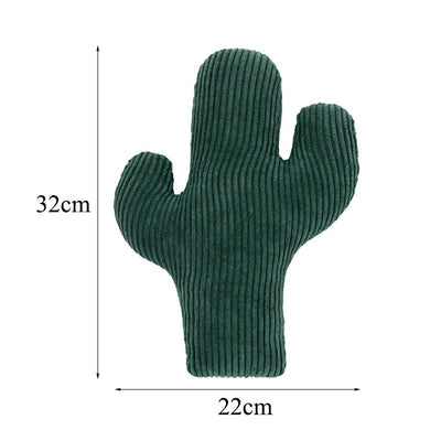 Plushie Saguaro Cactus Catnip Toy for Cats, 9-18" | 24-46 cm plush toy – – Dark green/Medium – Image 9 | Plushie Produce
