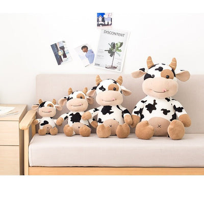 Plushie Sitting Dairy Cow, 1-2.5 ft | 30-75 cm plush toy – – – Image 3 | Plushie Produce