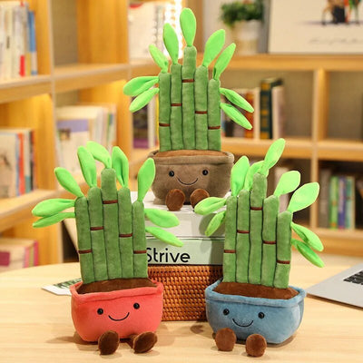 Potted Bamboo Plushie, Three Colors, 16" | 41 cm plush toy – – 3pcs bamboo – Image 7 | Plushie Produce
