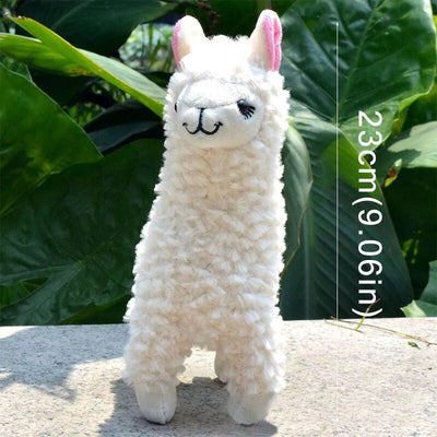 Realistic Alpaca Plushie, Four Styles, 9" | 23 cm plush toy – – – Image 1 | Plushie Produce