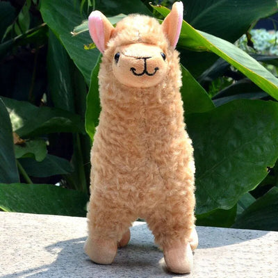 Realistic Alpaca Plushie, Four Styles, 9" | 23 cm plush toy – – – Image 8 | Plushie Produce