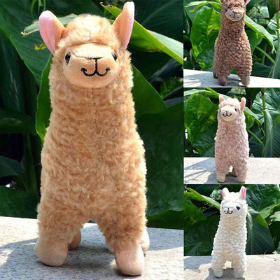 Realistic Alpaca Plushie, Four Styles, 9" | 23 cm plush toy – – – Image 9 | Plushie Produce