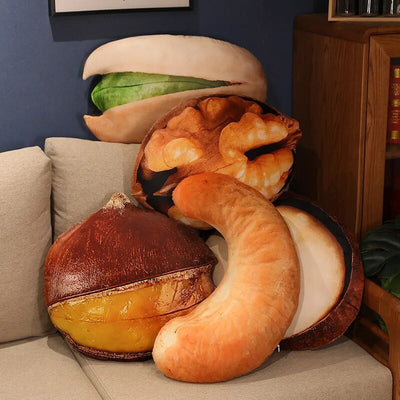 Realistic Food Nut Throw Pillow, 16-22" | 40-55 cm plush toy – – – Image 10 | Plushie Produce