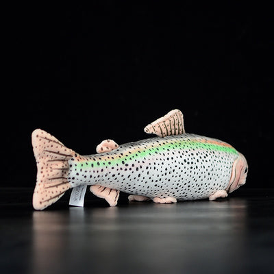 Realistic Rainbow Trout Plushie, 16" | 40 cm plush toy – – – Image 5 | Plushie Produce