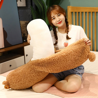 Sheep Body Pillow Plushie, Two Colors, 2.6-3.9' | 80-120 cm plush toy – – – Image 8 | Plushie Produce