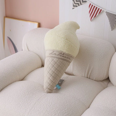 Soft Serve Ice Cream Cone Plushie, Six Varieties, 16-24" | 40-60 cm plush toy – – Pineapple – Image 6 | Plushie Produce