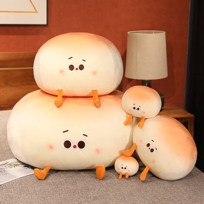 Steamed Bun Plush Toy, 4-24" | 10-60 cm plush toy – – 4"/10cm (keychain size) – Image 3 | Plushie Produce