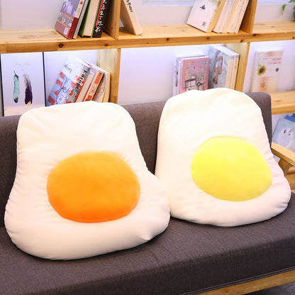 Sunnyside Up Egg Plushie, Two Colors, 12-24" | 30-65 cm plush toy – – – Image 6 | Plushie Produce
