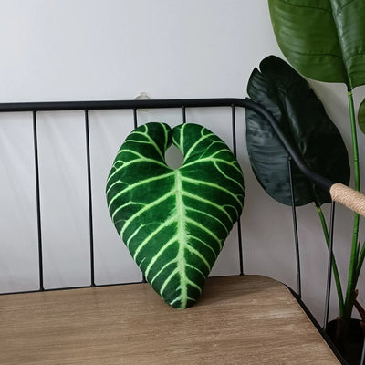 Tropical Leaf Plushie Throw Pillow, 22 Styles plush toy – – – Image 31 | Plushie Produce