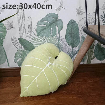 Tropical Leaf Plushie Throw Pillow, 22 Styles plush toy – – S11 Plant Pillow – Image 17 | Plushie Produce