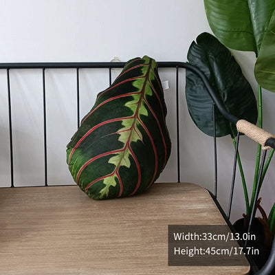 Tropical Leaf Plushie Throw Pillow, 22 Styles plush toy – – S6 Plant Pillow – Image 39 | Plushie Produce