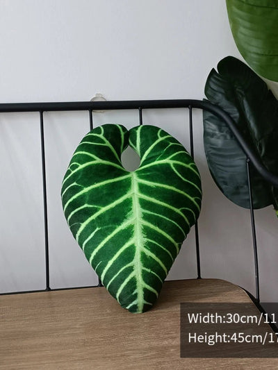 Tropical Leaf Plushie Throw Pillow, 22 Styles plush toy – – S9 Plant Pillow – Image 2 | Plushie Produce